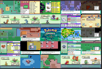Pokemon Altered Emerald GBA ROM Hack Video Game Boy Advance