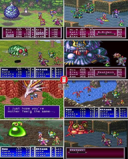 Breath of Fire 2 SNES Video Game Cartridge Super Nintendo 1994