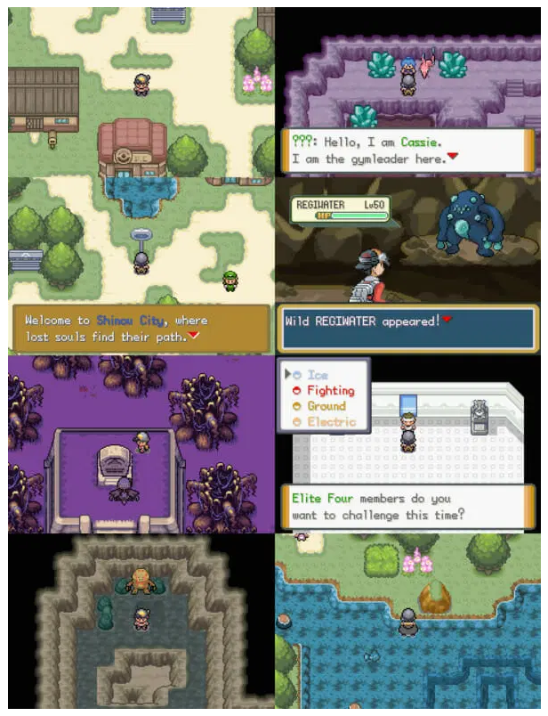 Pokemon Dark Cry GBA ROM Hack Video Game Custom Gameboy Advance