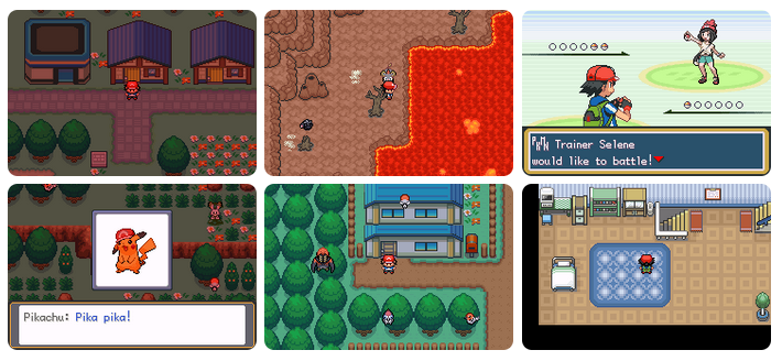 Pokemon Shining Victory GBA Pokemon ROM Hack Video Game Boy Advance