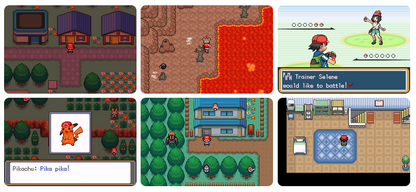Pokemon Shining Victory GBA Pokemon ROM Hack Video Game Boy Advance