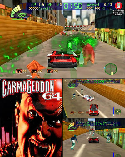 Carmageddon N64 Nintendo 64 Video Game Cartridge 2000
