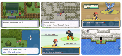 Pokemon Cloud White 3 GBA ROM Hack Video Game Boy Advance