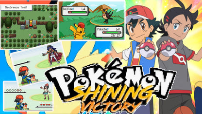 Pokemon Shining Victory GBA Pokemon ROM Hack Video Game Boy Advance