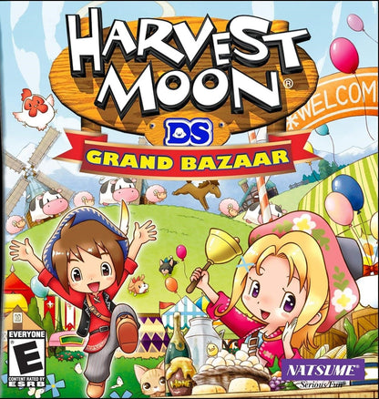 Harvest Moon DS Grand Bazaar Video Game Nintendo DS 2010