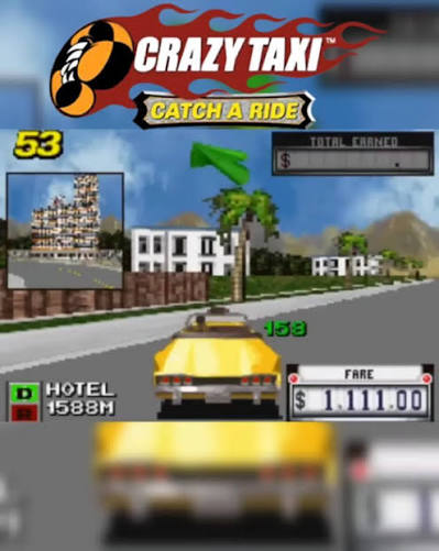 Crazy Taxi: Catch A Ride GBA Video Game Boy Advance 2003