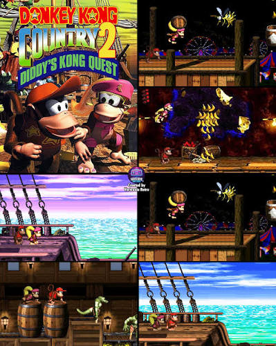 Donkey Kong Country 2 DKC 2 SNES Video Game Super Nintendo 1995