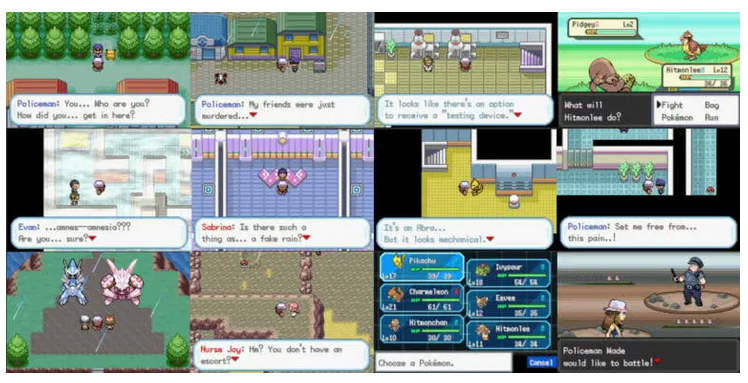 Pokemon Dreary GBA ROM Hack Video Game Boy Advance