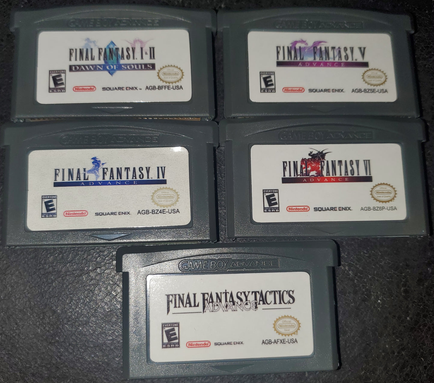 GBA Video Games Collection Bundle Lot Nintendo Gameboy Advance