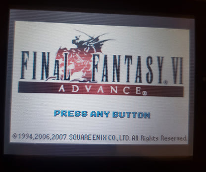 Final Fantasy 5 in 1 Fivefold Pack Video Game Cartridge GBA Game Boy Advance