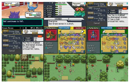 Pokemon FireRed Extended GBA ROM Hack Video Game Boy Advance