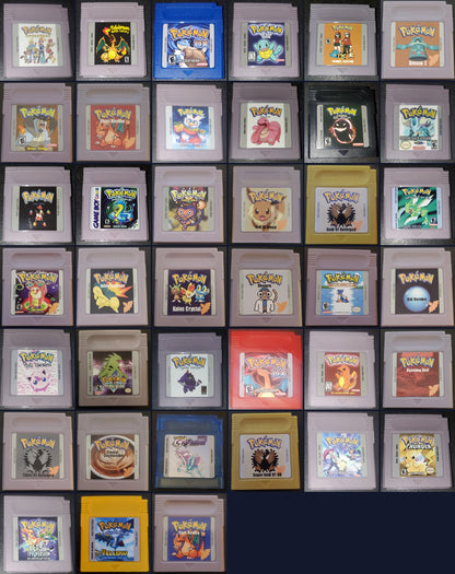 GBC Pokemon ROM Hack Video Game Cartridge Game Boy Color