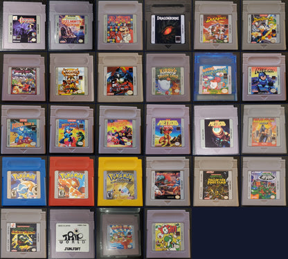 GB Video Game Cartridge Collection Nintendo Gameboy