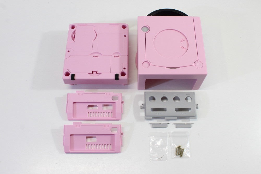 Gamecube Full Replacement Console Shell Housing Pastel Pink