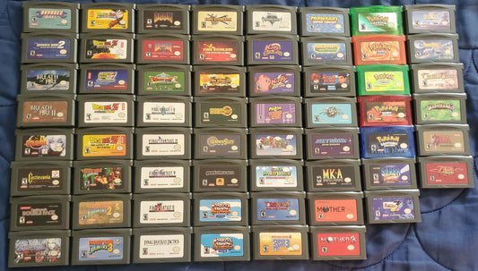 GBA Video Games Nintendo Huge Collection Gameboy Advance