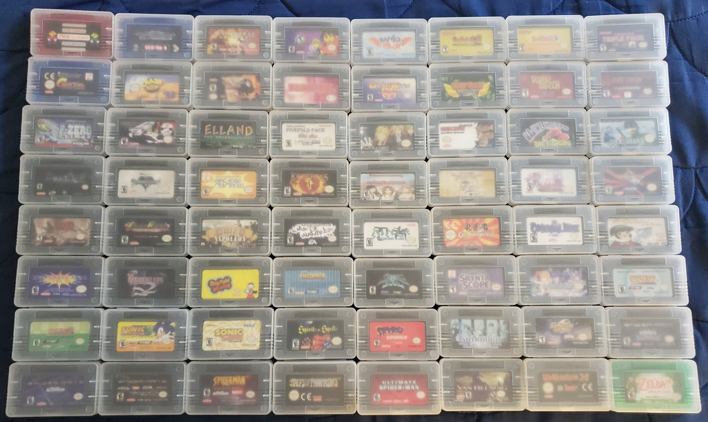 GBA Video Games Collection Bundle Lot Nintendo Gameboy Advance