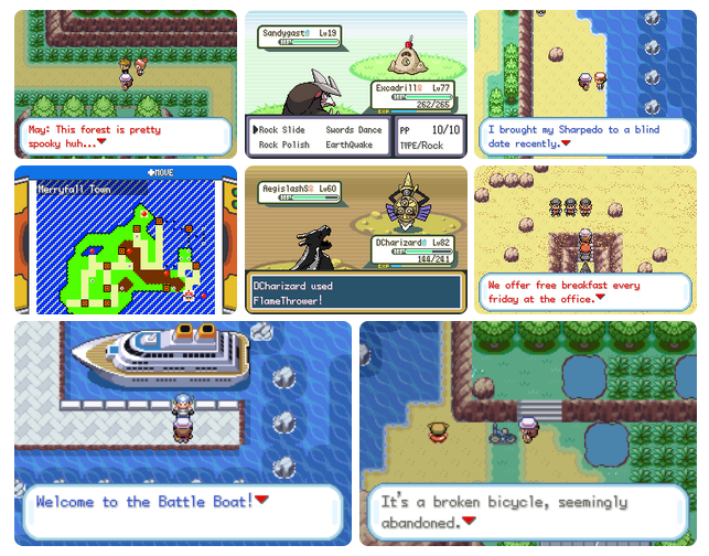 Pokemon Kanlara Ultimate GBA ROM Hack Video Game Boy Advance