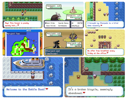 Pokemon Kanlara Ultimate GBA ROM Hack Video Game Boy Advance