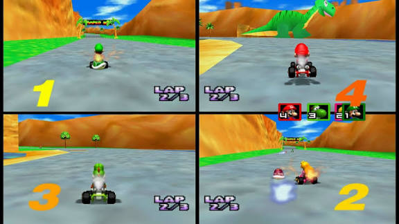 Mario Kart 64: Amped Up N64 Nintendo 64 Video Game Cartridge ROM Hack