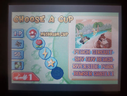 Mario Kart Super Circuit GBA Video Game Boy Advance Nintendo 2001