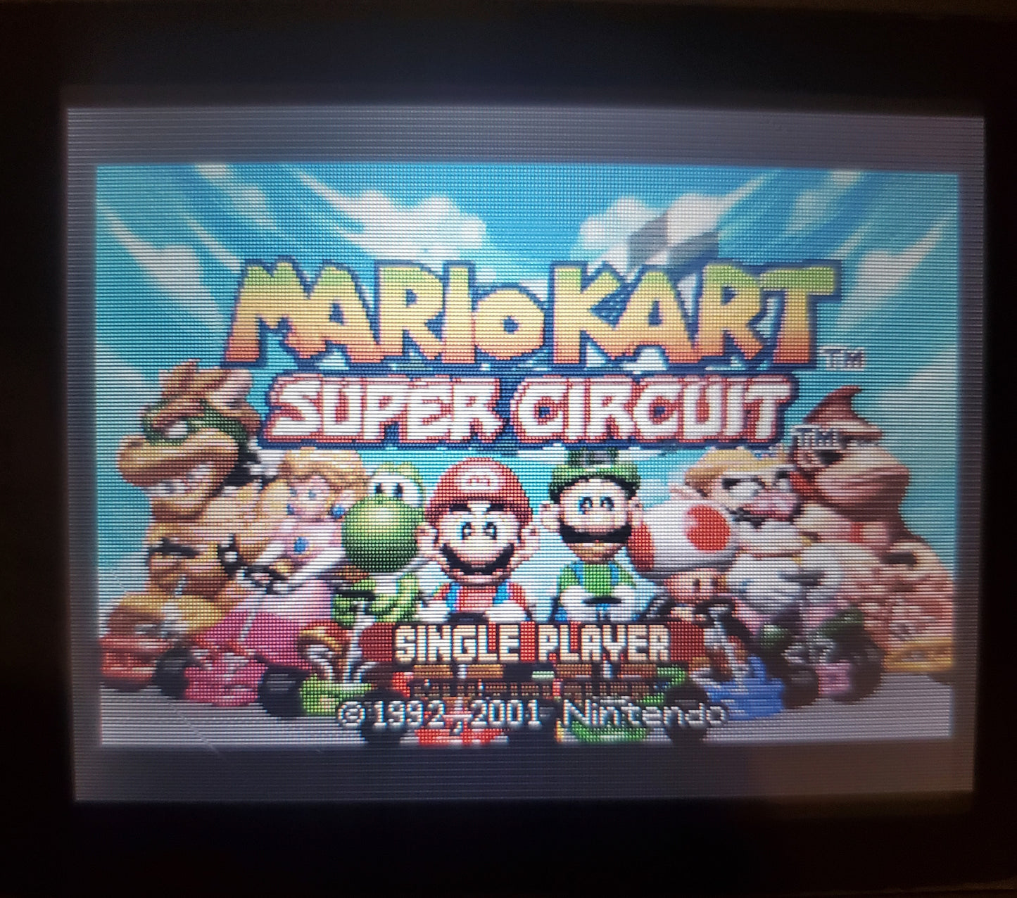 Mario Kart Super Circuit GBA Video Game Boy Advance Nintendo 2001