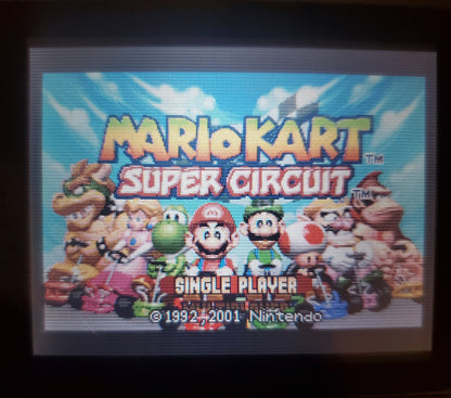 Mario Kart Super Circuit GBA Video Game Boy Advance Nintendo 2001