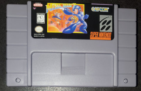 MegaMan7SNESVideoGameCartridgeSuperNintendo