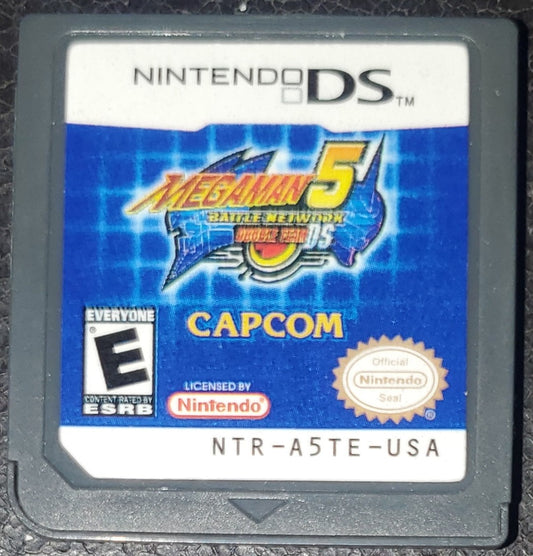 Mega Man 5 Battle Network Double Team Video Game Nintendo DS