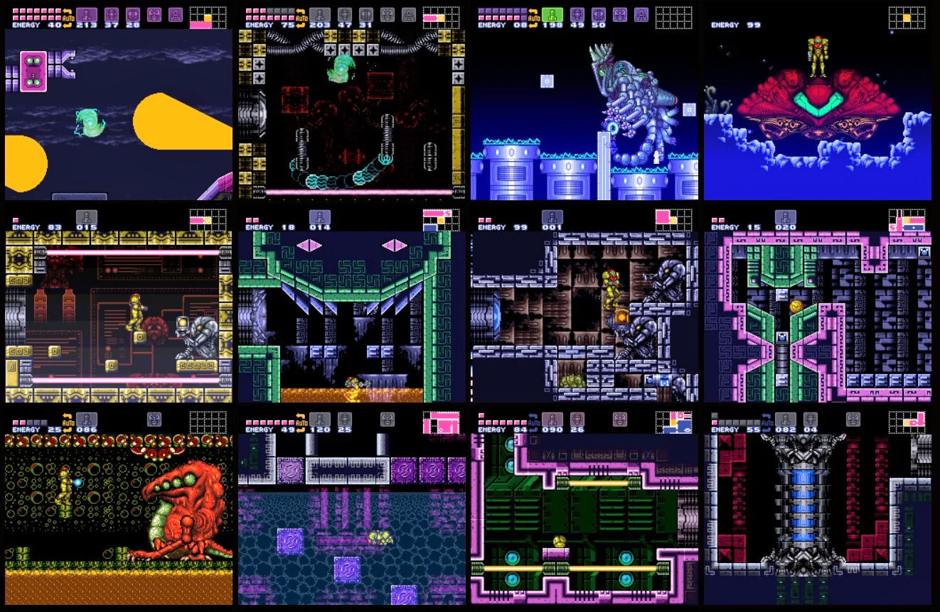 Super Metroid SNES Video Game Cartridge Super Nintendo 1994