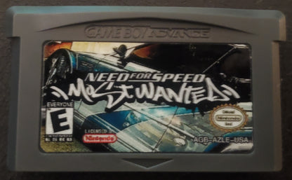Need for Speed Most Wanted GBA Video Game Boy Advance Nintendo 2005