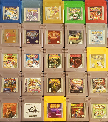 GBC Video Game Cartridge Collection Nintendo Gameboy Color