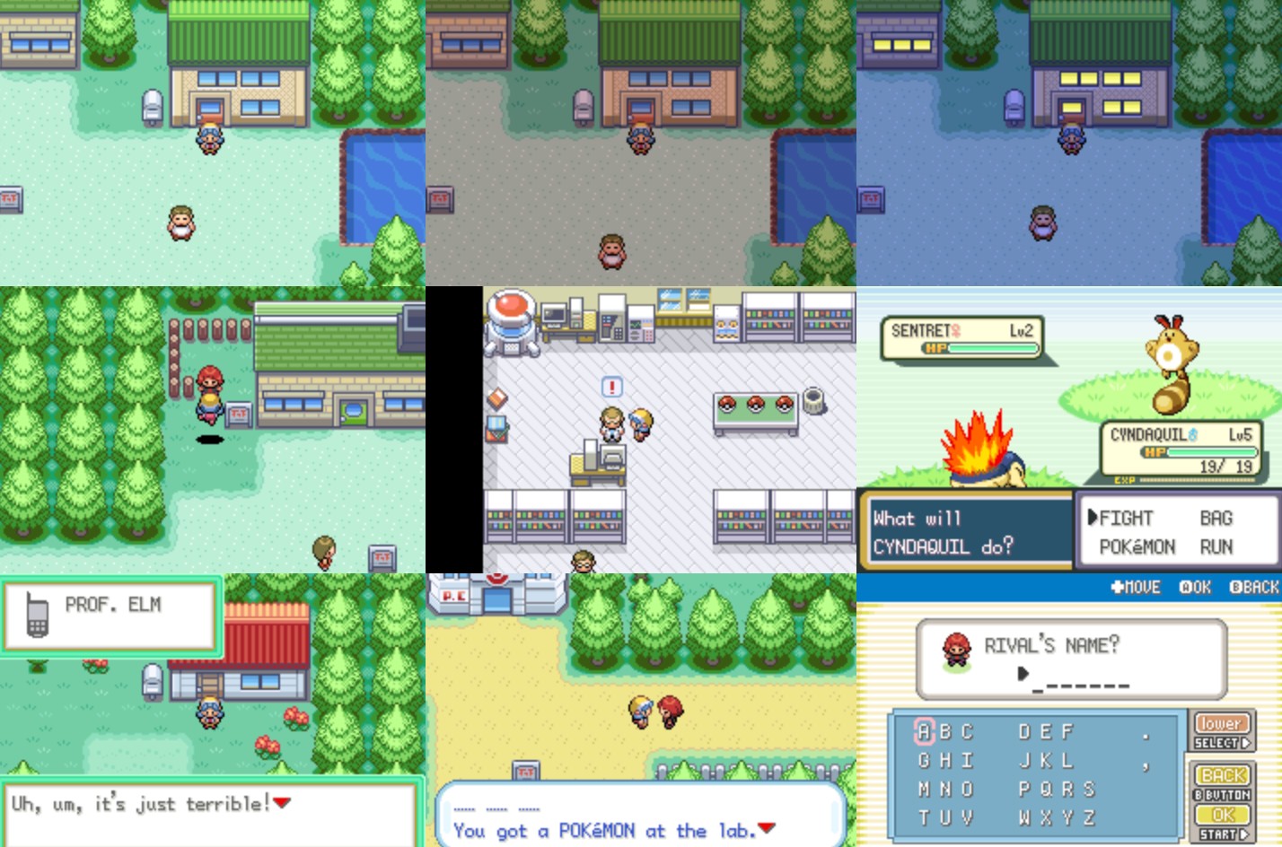 Pokemon CrystalDust GBA ROM Hack Video Game Boy Advance