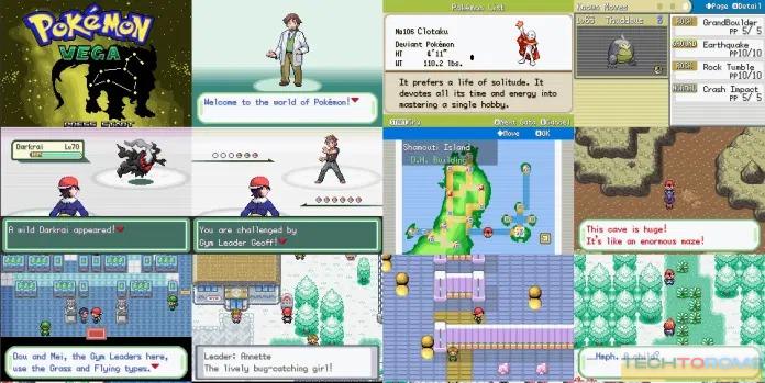 Pokemon Vega GBA ROM Hack Video Game Custom Gameboy Advance