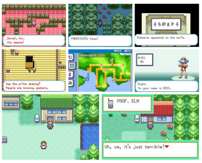 Pokemon CrystalDust GBA ROM Hack Video Game Boy Advance