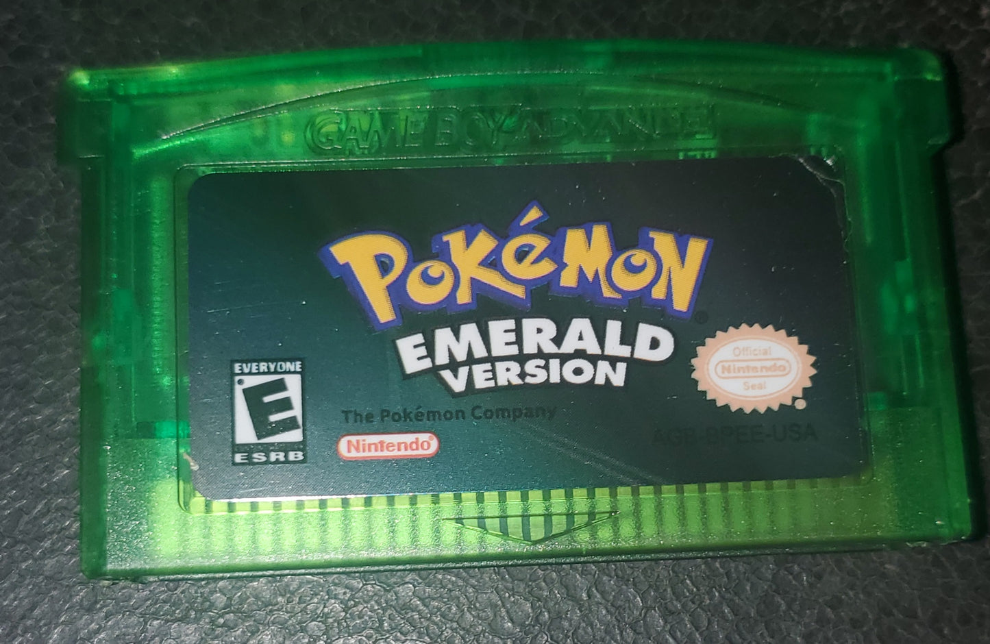 Pokemon Emerald GBA Video Game Cartridge Nintendo Game Boy Advance