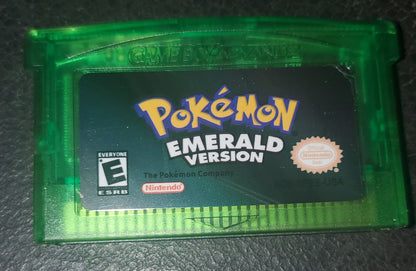 Pokemon Emerald GBA Video Game Cartridge Nintendo Game Boy Advance