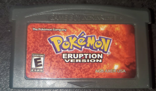 Pokemon Eruption GBA ROM Hack Video Game Custom Gameboy Advance