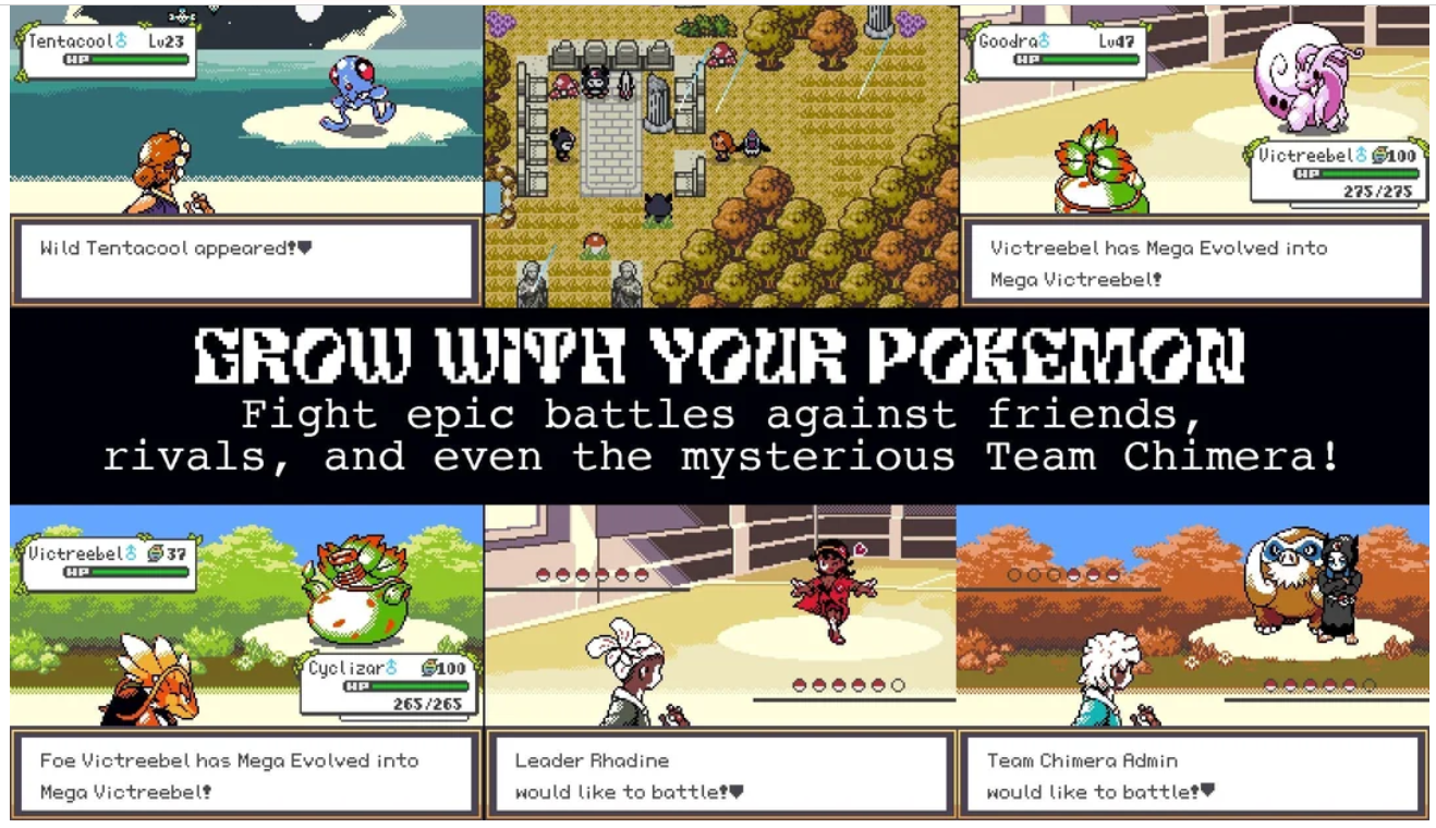 Pokemon Lazarus GBA ROM Hack Video Game Custom Gameboy Advance