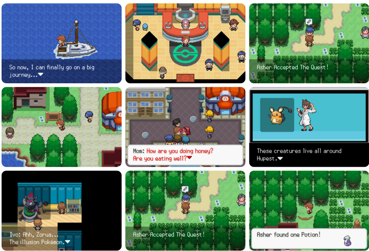 Pokemon SORS GBA Pokemon ROM Hack Video Game Boy Advance