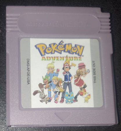 Pokemon Adventure GBC ROM Hack Video Game Boy Color Custom