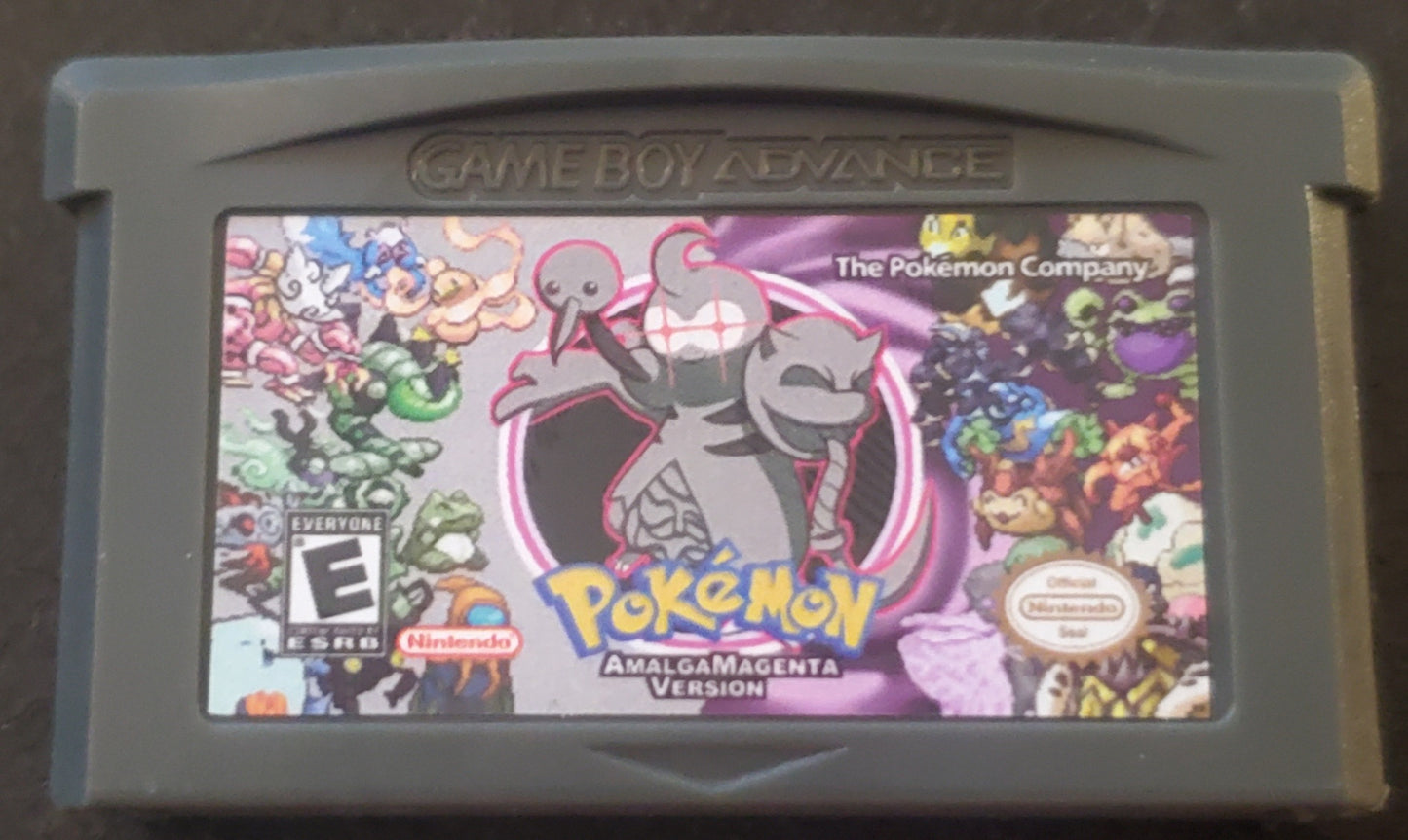Pokemon ROM Hacks GBA Video Game Cartridges Custom Gameboy Advance