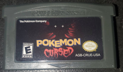 Pokemon ROM Hacks GBA Video Game Cartridges Custom Gameboy Advance