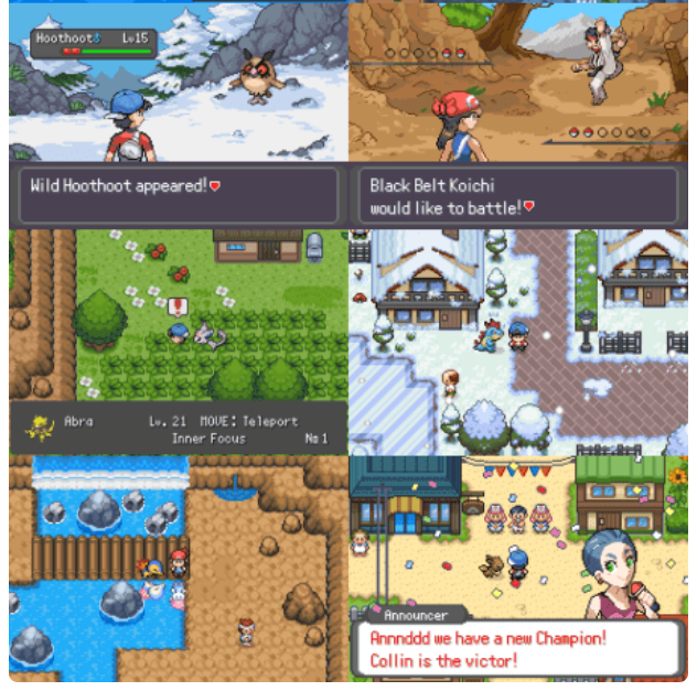 Pokemon Dark Fire GBA ROM Hack Video Game Boy Advance