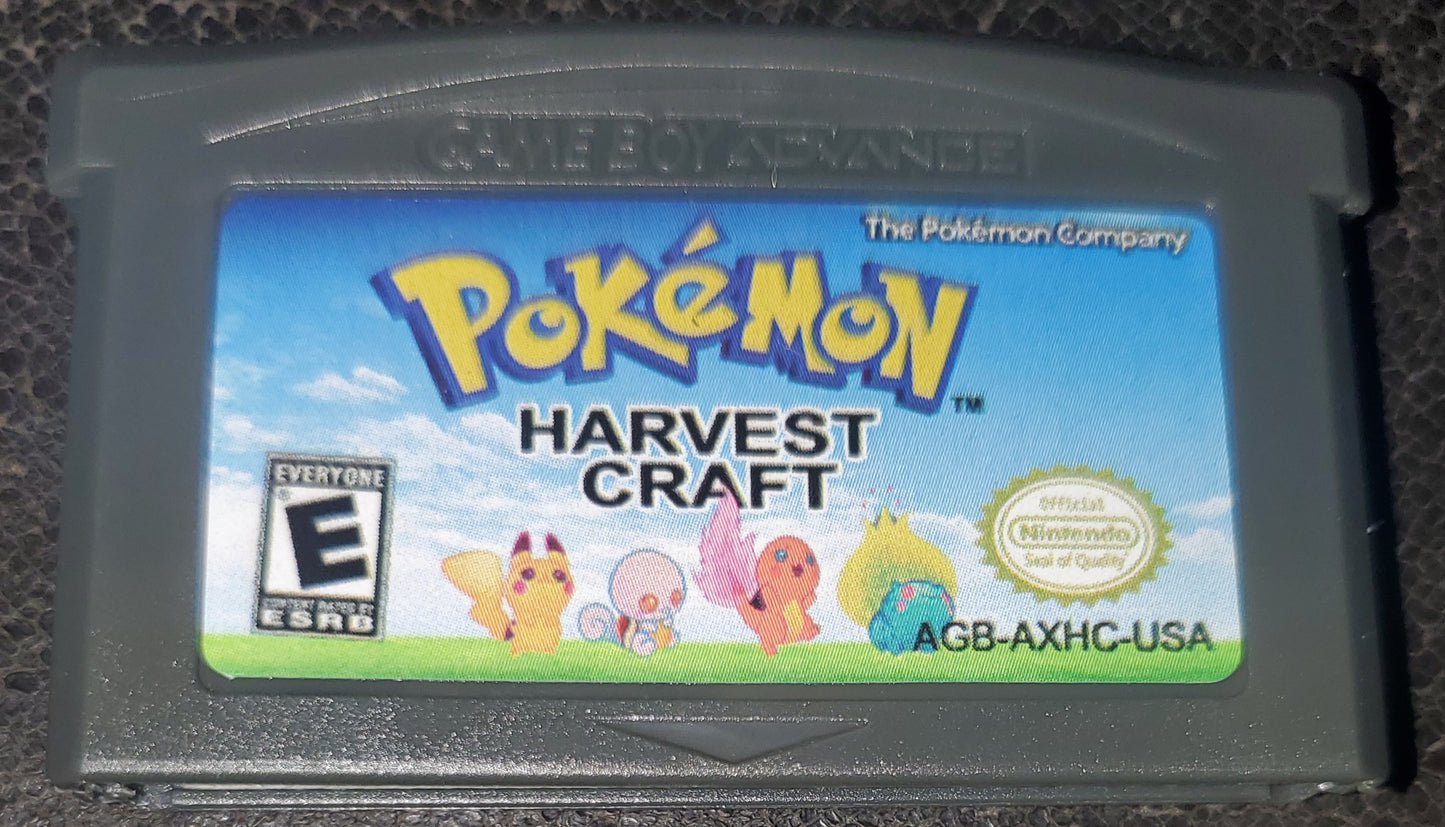 Pokemon ROM Hacks GBA Video Game Cartridges Custom Gameboy Advance