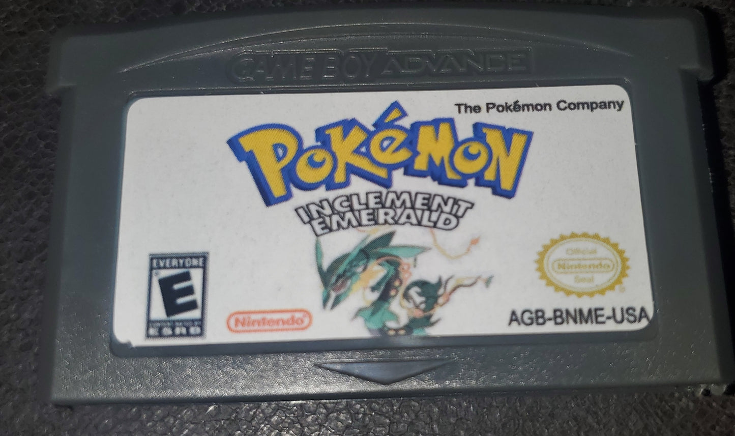 Pokemon ROM Hacks GBA Video Game Cartridges Custom Gameboy Advance