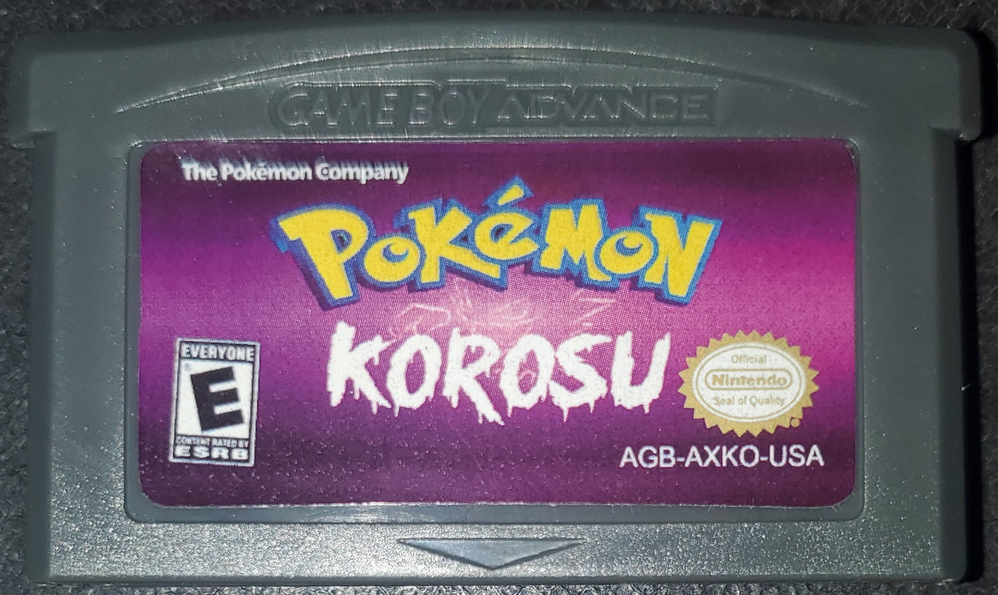 Pokemon ROM Hacks GBA Video Game Cartridges Custom Gameboy Advance