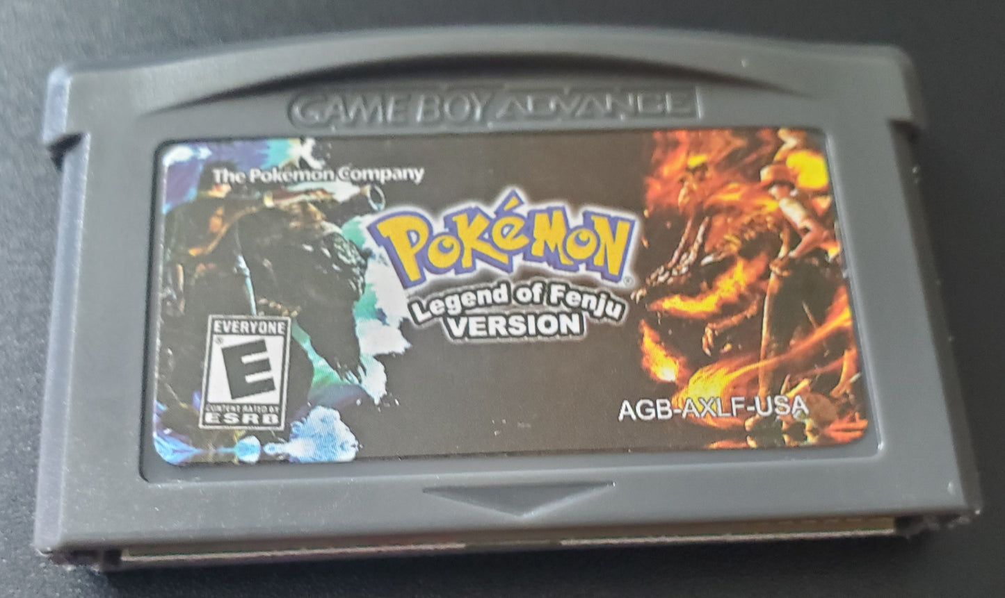Pokemon ROM Hacks GBA Video Game Cartridges Custom Gameboy Advance