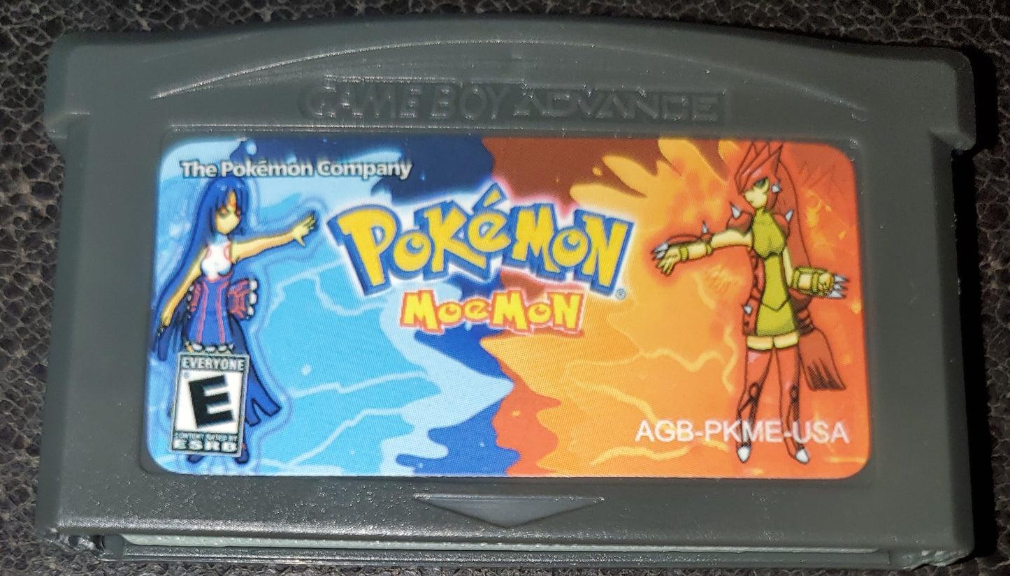 Pokemon ROM Hacks GBA Video Game Cartridges Custom Gameboy Advance