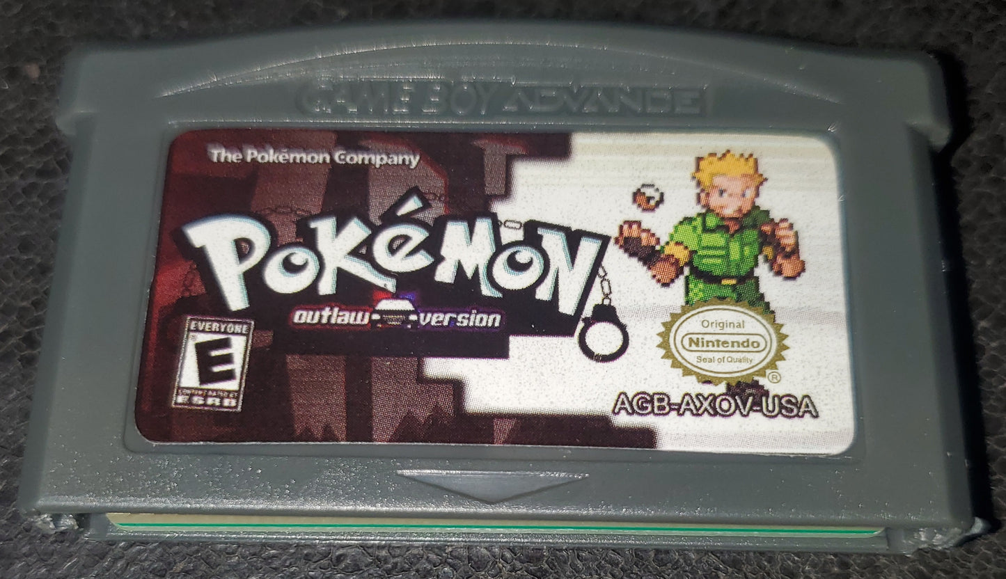Pokemon ROM Hacks GBA Video Game Cartridges Custom Gameboy Advance