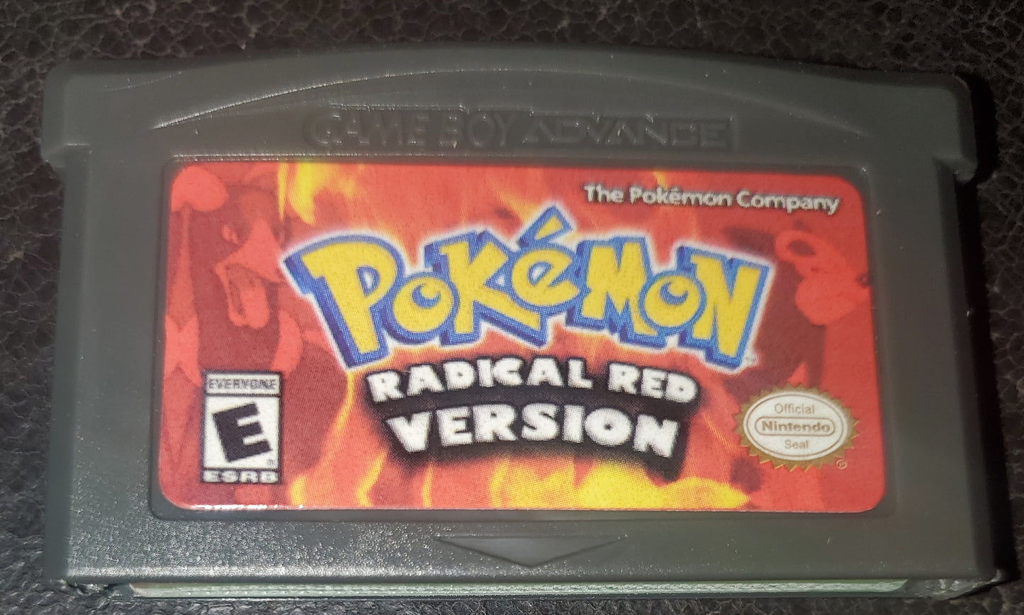 Pokemon ROM Hacks GBA Video Game Cartridges Custom Gameboy Advance